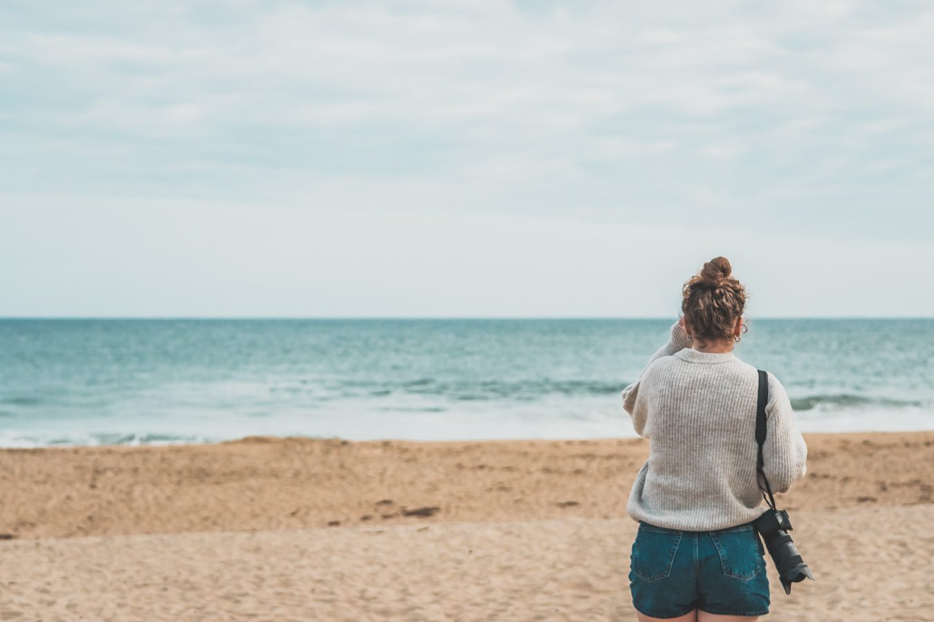 moment à la plage